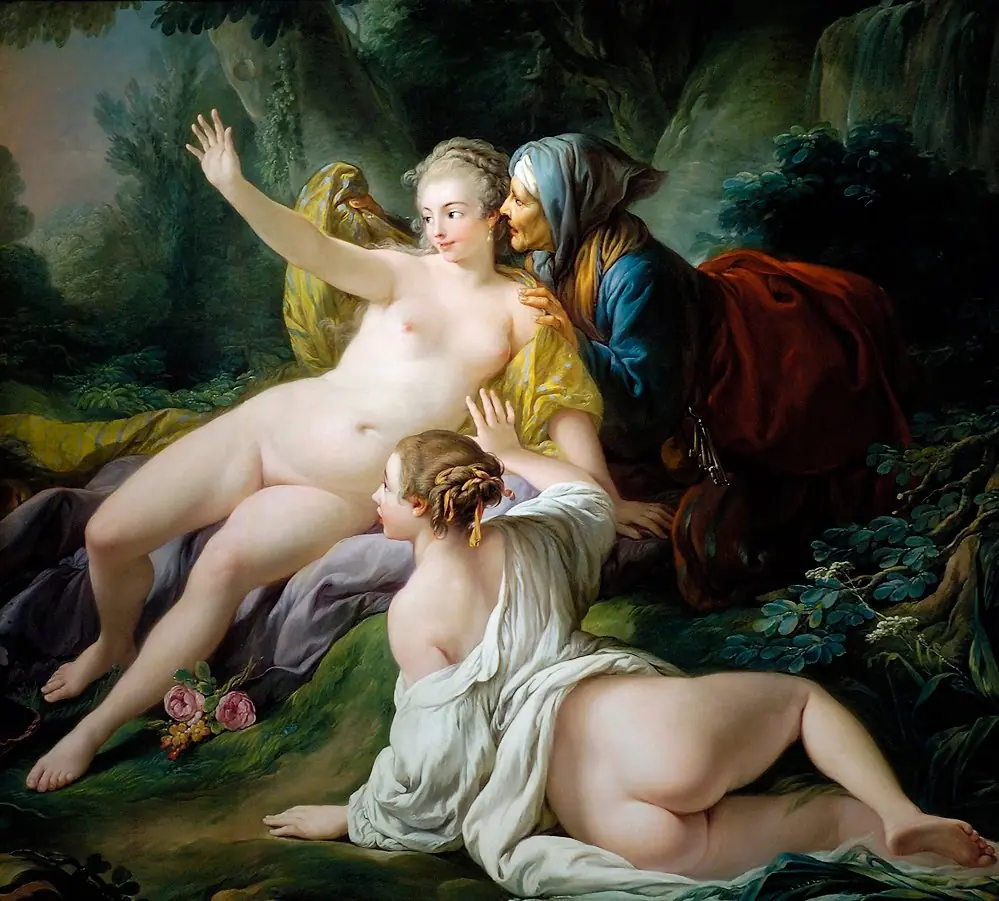 La requête de Sémélé à Jupiter, by Jean-Baptiste-Henri Deshays