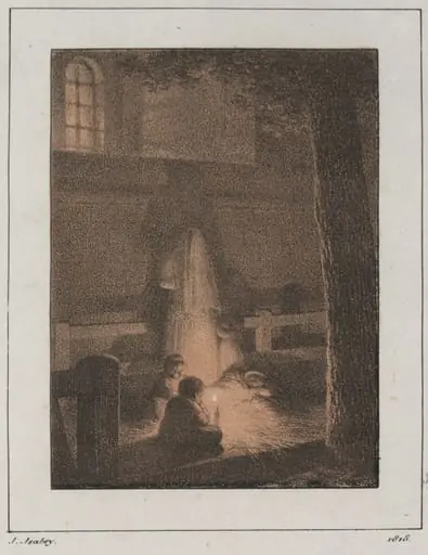 Children with Candle, by Jean-Baptiste Isabey