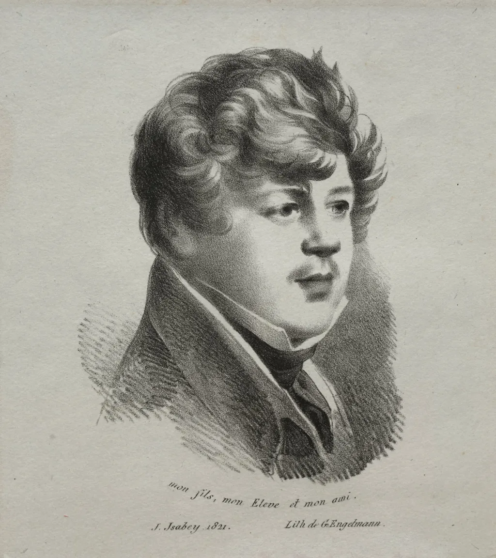 Eugène Isabey, by Jean-Baptiste Isabey, 1821