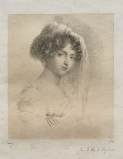Mme. Horace Vernet, by Jean-Baptiste Isabey