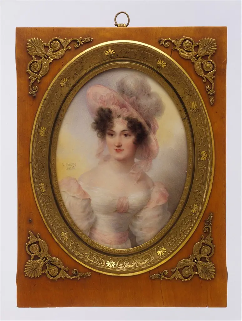 Mrs. Rufus Prime (Augusta Temple Palmer, 1807–1840), by Jean-Baptiste Isabey