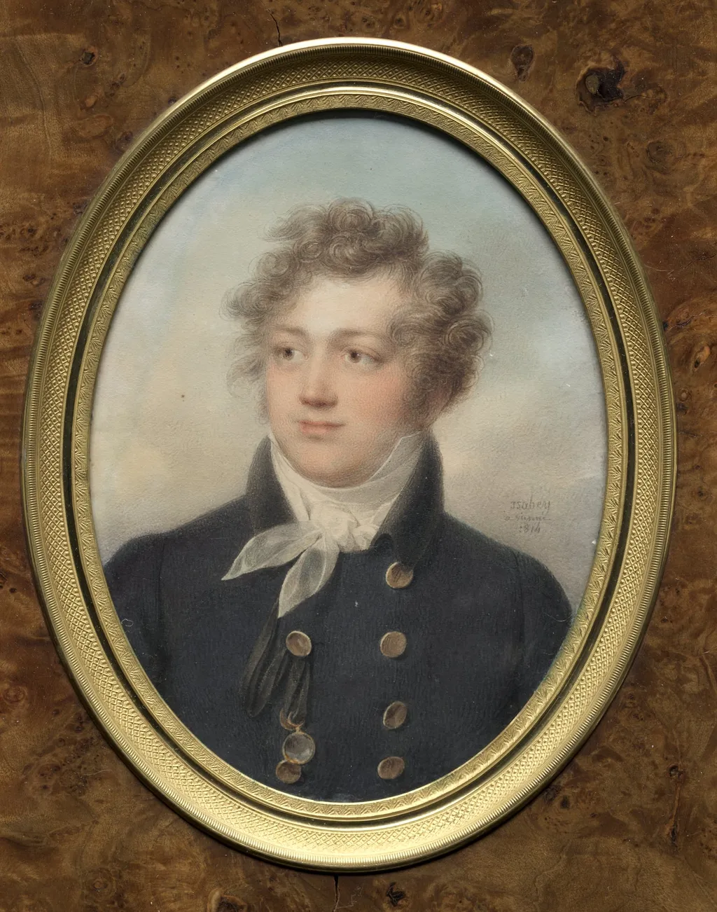 Portrait of a Man, possibly Alexander I, Emperor of Russia, by Jean-Baptiste Isabey, unspecified, 1814
