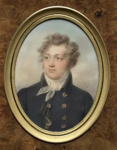 Portrait of a Man, possibly Alexander I, Emperor of Russia, by Jean-Baptiste Isabey