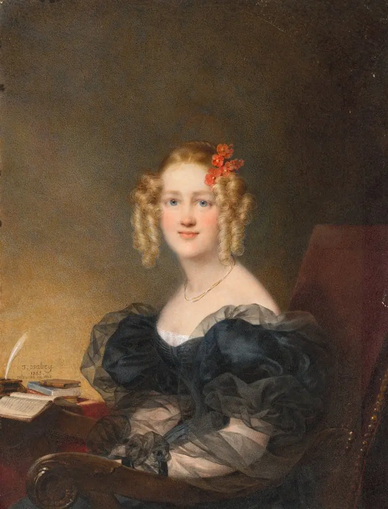 Portrait of a Woman, by Jean-Baptiste Isabey
