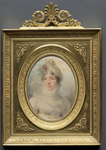 Portrait of a Woman in a White Dress, by Jean-Baptiste Isabey