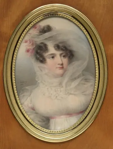 Portrait of Hortense de Perregaux, Duchess of Ragusa, by Jean-Baptiste Isabey