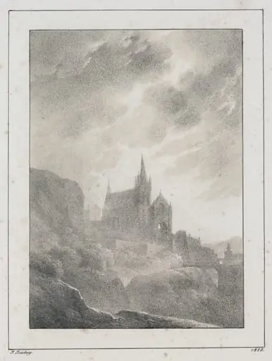 The Cathedral, by Jean-Baptiste Isabey