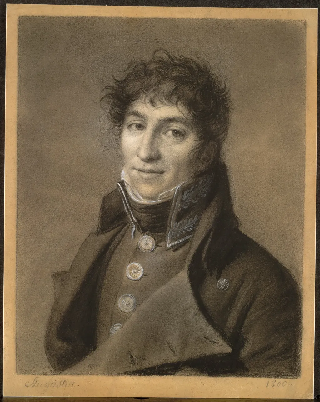Portrait of a Man, by Jean-Baptiste Jacques Augustin, 1800