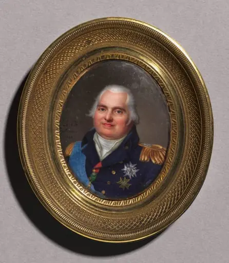 Portrait of Louis XVIII, by Jean-Baptiste Jacques Augustin