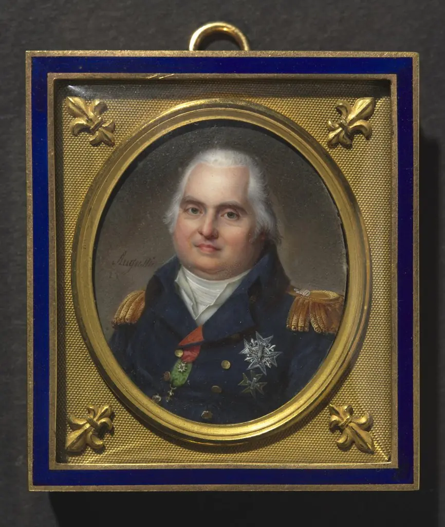 Portrait of Louis XVIII, by Jean-Baptiste Jacques Augustin