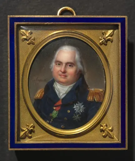 Portrait of Louis XVIII, by Jean-Baptiste Jacques Augustin