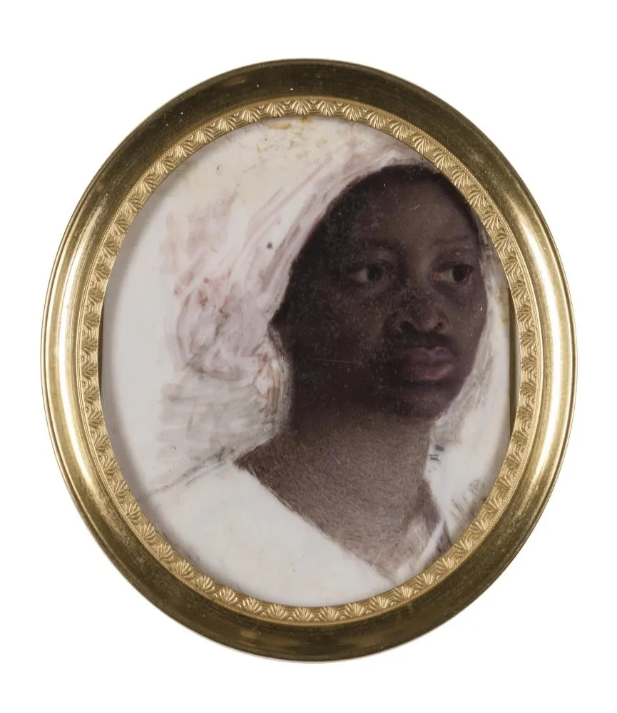Unknown Woman with Head Scarf, by Jean-Baptiste Jacques Augustin, unspecified, 1805