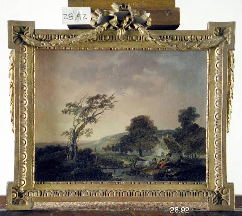 Landscape with Cowherd, by Jean-Baptiste Le Prince