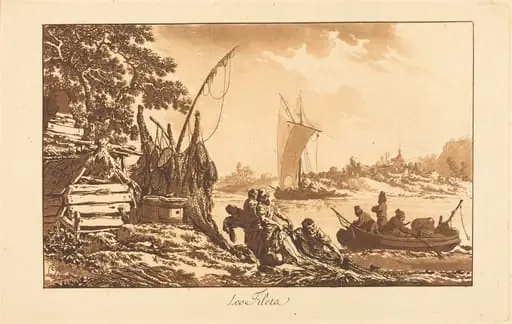 Les Filets (The Nets), by Jean-Baptiste Le Prince