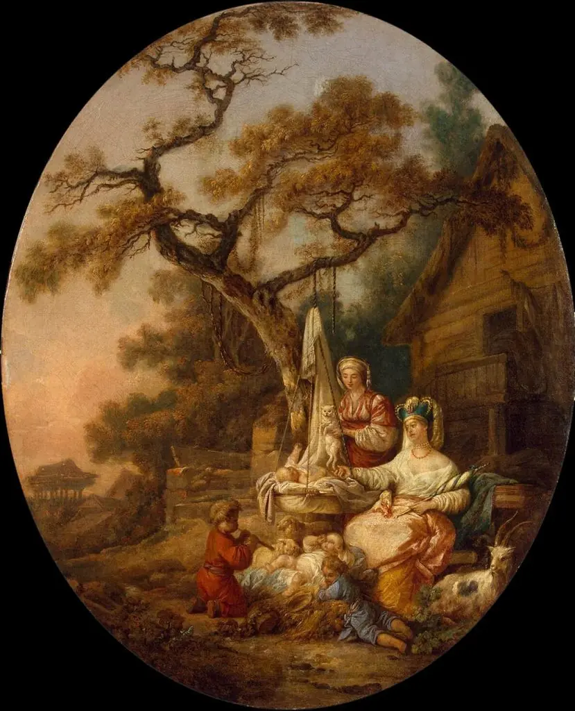 Scene from Russian Everyday Life, by Jean-Baptiste Le Prince