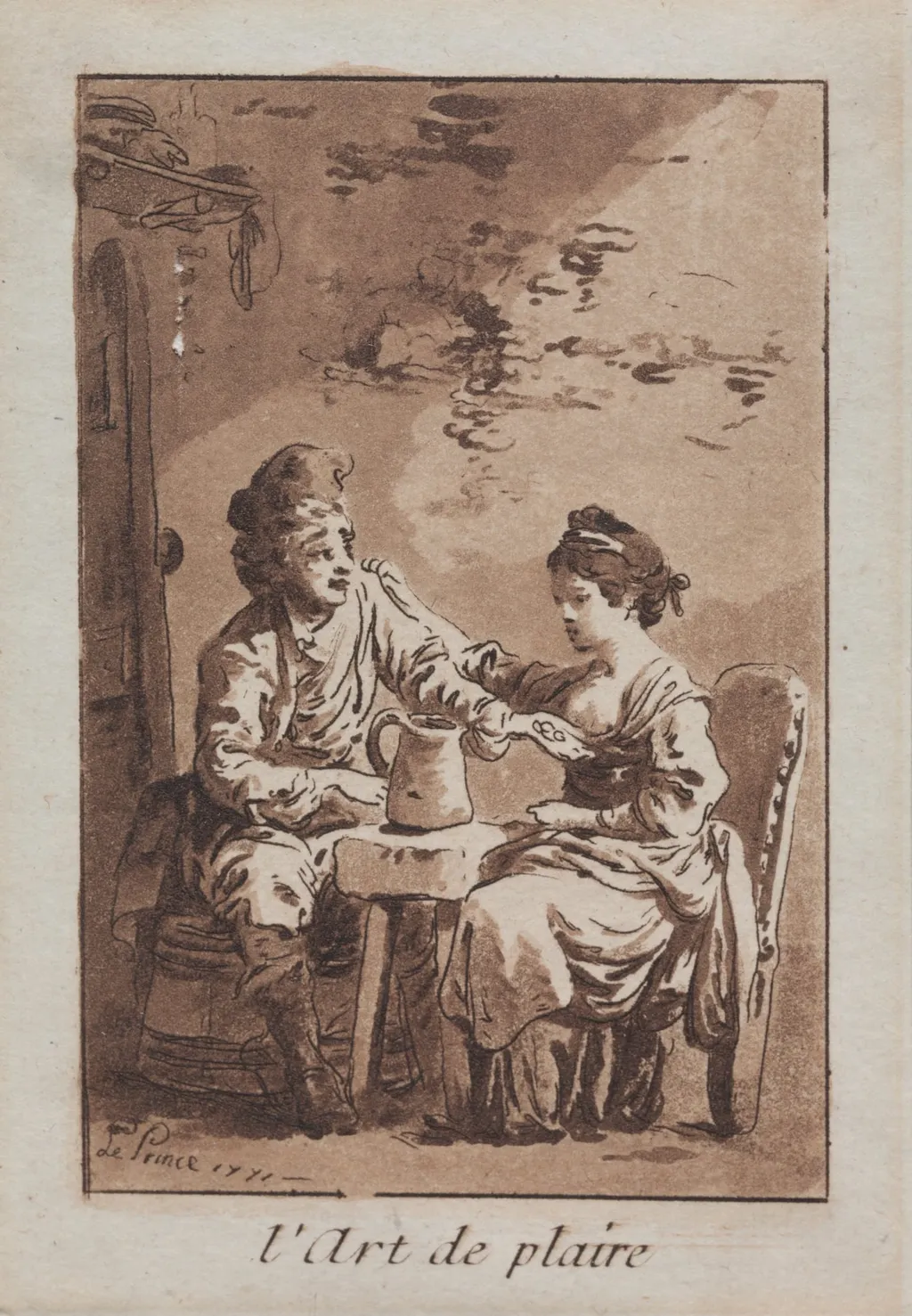 The Art of Pleasing, by Jean-Baptiste Le Prince, 1771