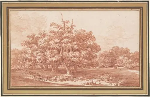 The Carrefour de l'Aiguille in the Forest of Fontainebleau, by Jean-Baptiste Le Prince