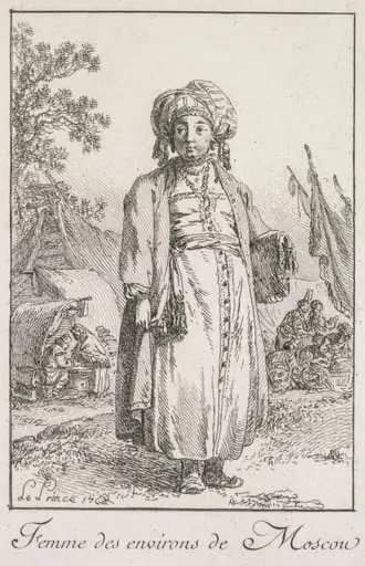 Woman from the Suburbs of Moscow, by Jean-Baptiste Le Prince
