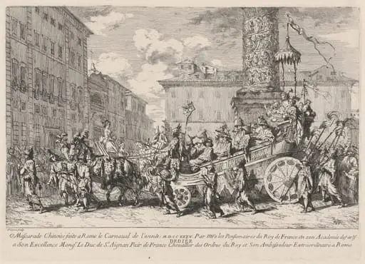 Mascarade Chinoise faite a Rome (Chinese Masquerade), by Jean-Baptiste-Marie Pierre