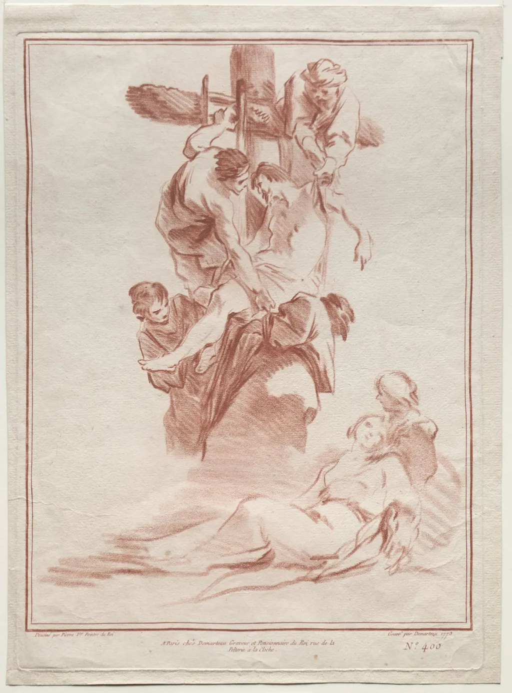 The Descent from the Cross, by Jean-Baptiste Marie Pierre, 1773