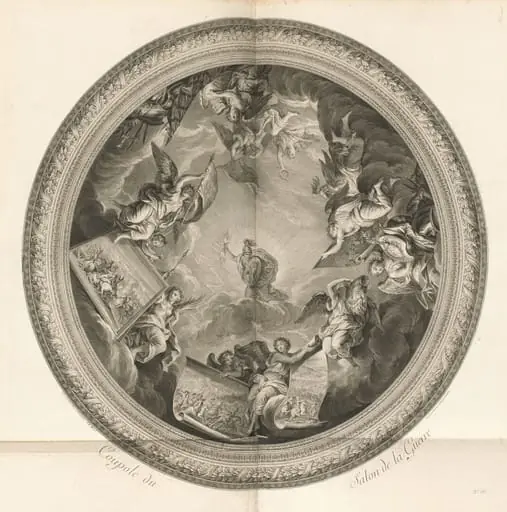 Coupole du Salon de la Guerre (Cupola of the Salon of War) [pl. 35], by Jean-Baptiste Massé