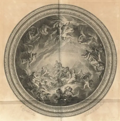 Coupole du Salon de la Paix (Cupola of the Salon of Peace) [pl. 44], by Jean-Baptiste Massé