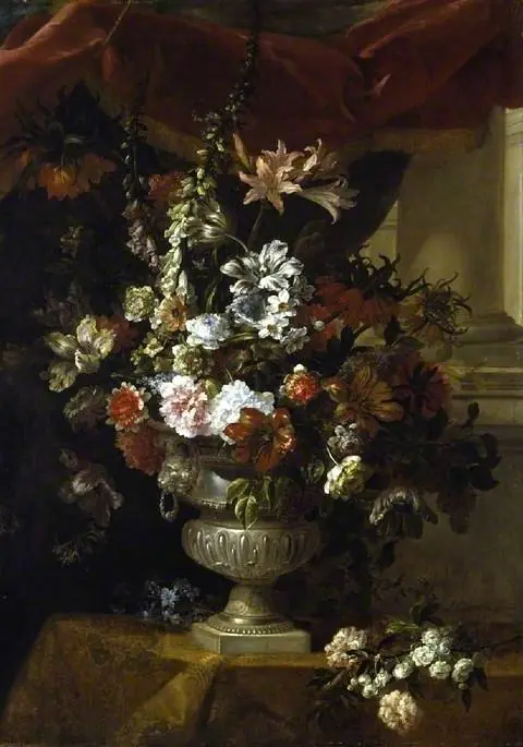 An urn with flowers, by Jean-Baptiste Monnoyer