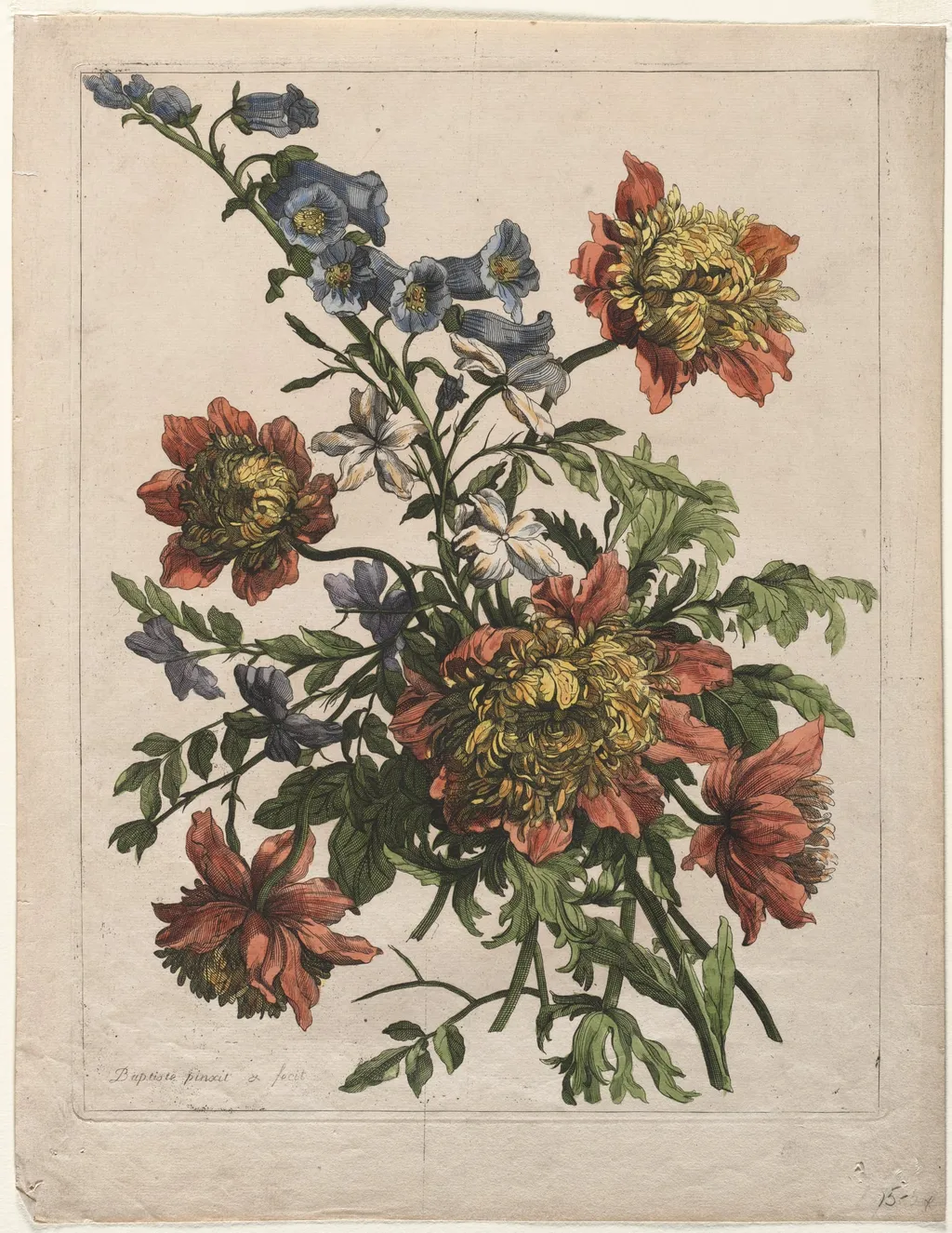 Bouquet, by Jean-Baptiste Monnoyer, 1688