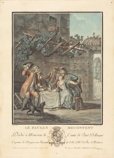 Le paysan mecontent, by Jean-Baptiste Morret