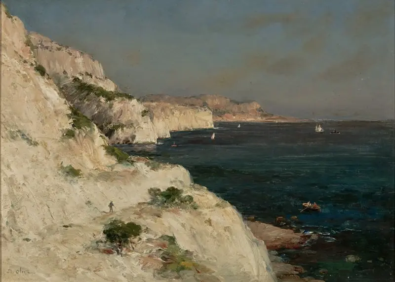 Seascape with Rocks, by Jean-Baptiste Olive
