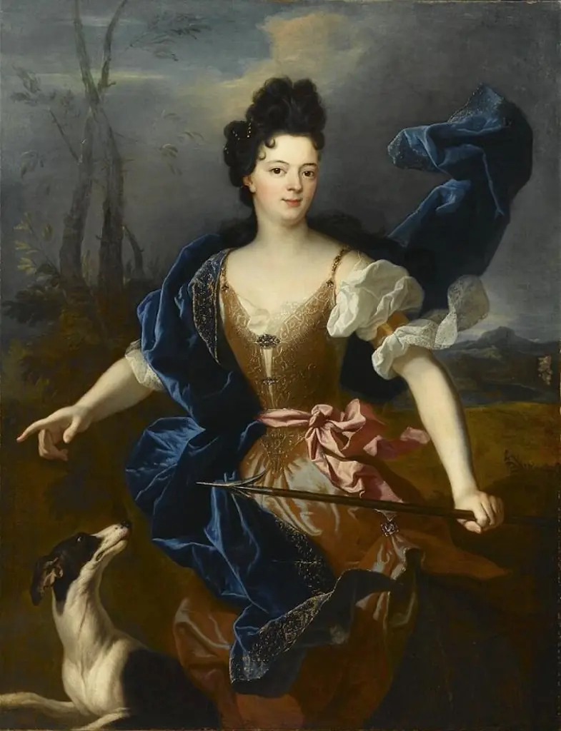 "The Duchesse de Choiseul as Diana", by Jean-Baptiste Oudry
