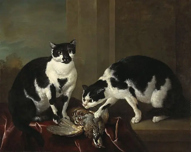 Two Cats, by Jean-Baptiste Oudry