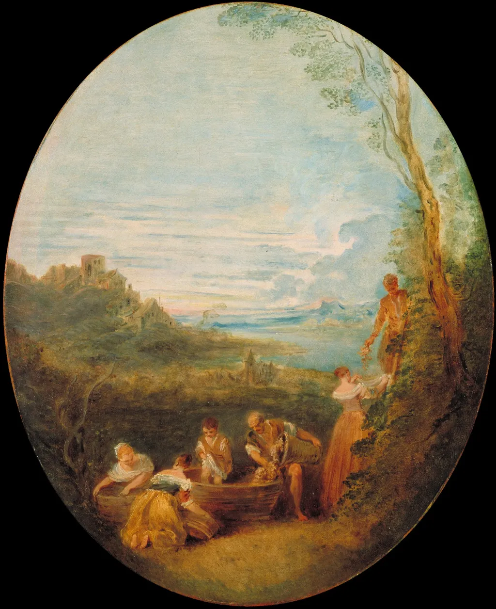 Autumn, by Jean-Baptiste Pater, oil, 1725