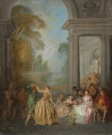 Dancers in a Pavilion, by Jean-Baptiste Pater