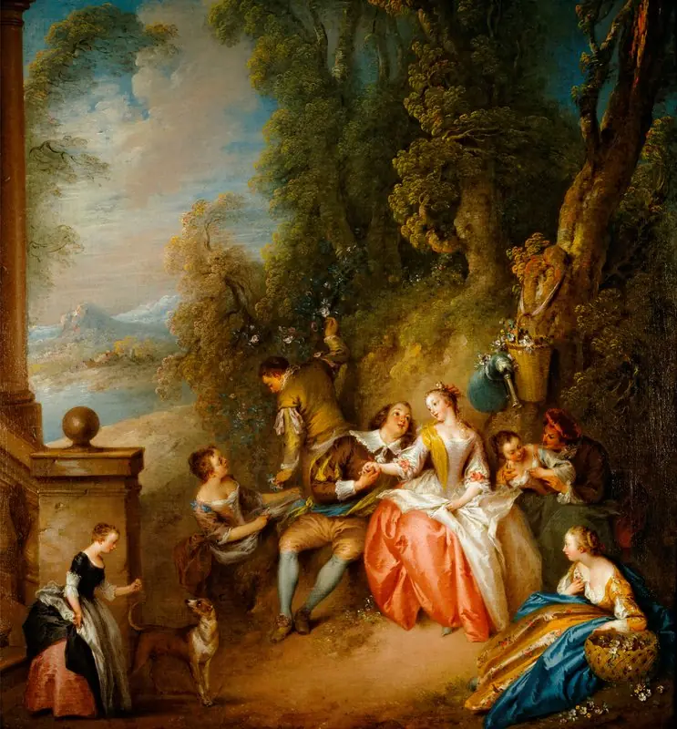 Fête champêtre, by Jean-Baptiste Pater