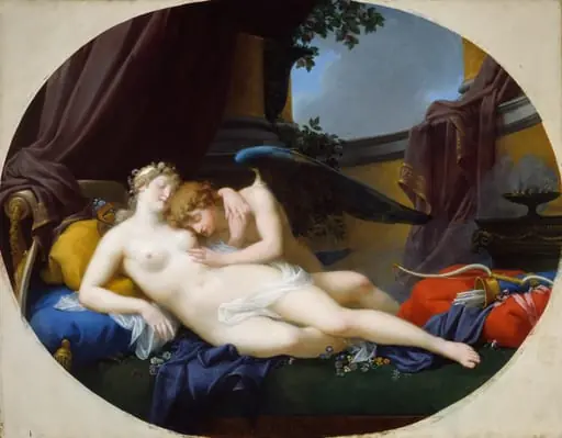Cupid and Psyche, by Jean Baptiste Regnault