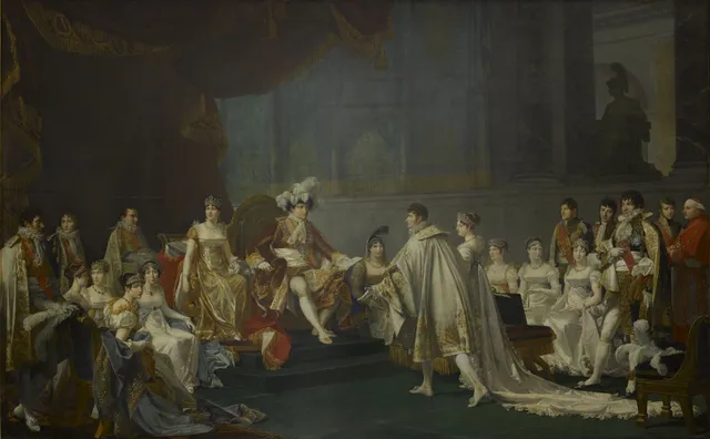 Wedding of Prince Jérôme Bonaparte and Princess Frédérique-Catherine of Wurtemberg, August 22, 1807