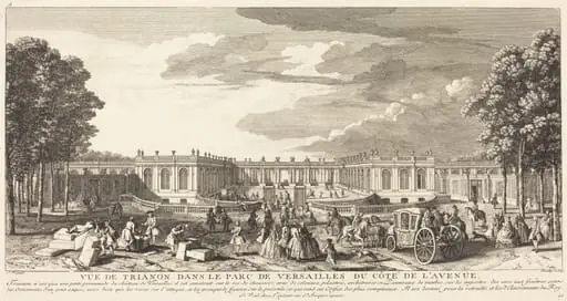 Vue de Trianon dans le Parc de Versailles du Cote de l'Avenue, by Jean-Baptiste Rigaud
