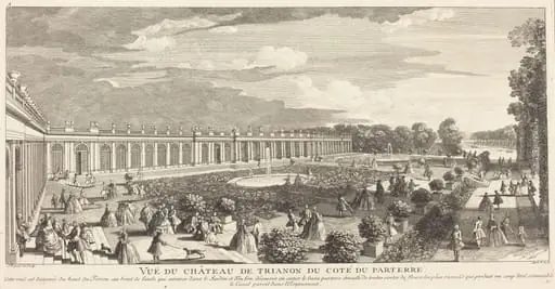 Vue du Chateau de Trianon du Cote du Parterre, by Jean-Baptiste Rigaud