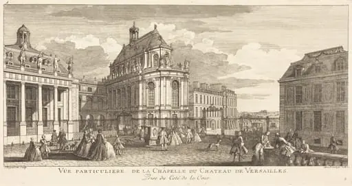 Vue Particuliere de la Chapelle du Chateau deVersailles, by Jean-Baptiste Rigaud