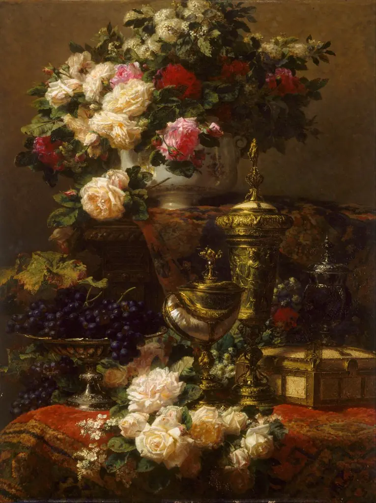 Flowers and fruit, by Jean-Baptiste Robie