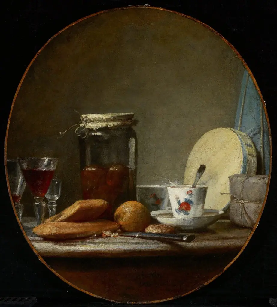 Jar of Apricots, by Jean-Baptiste-Siméon Chardin
