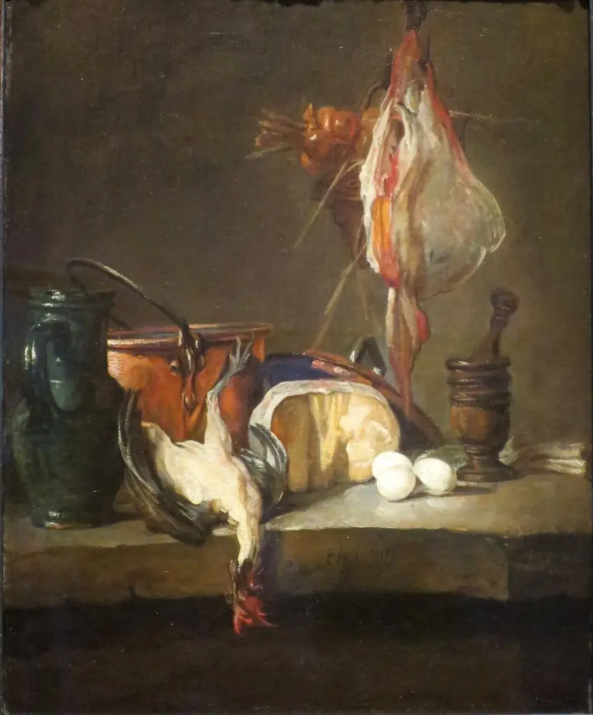 Still Life with Fowl, by Jean-Baptiste-Siméon Chardin