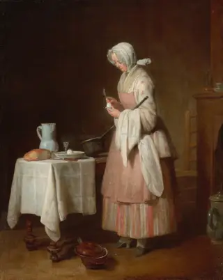 The Attentive Nurse, by Jean-Baptiste-Siméon Chardin