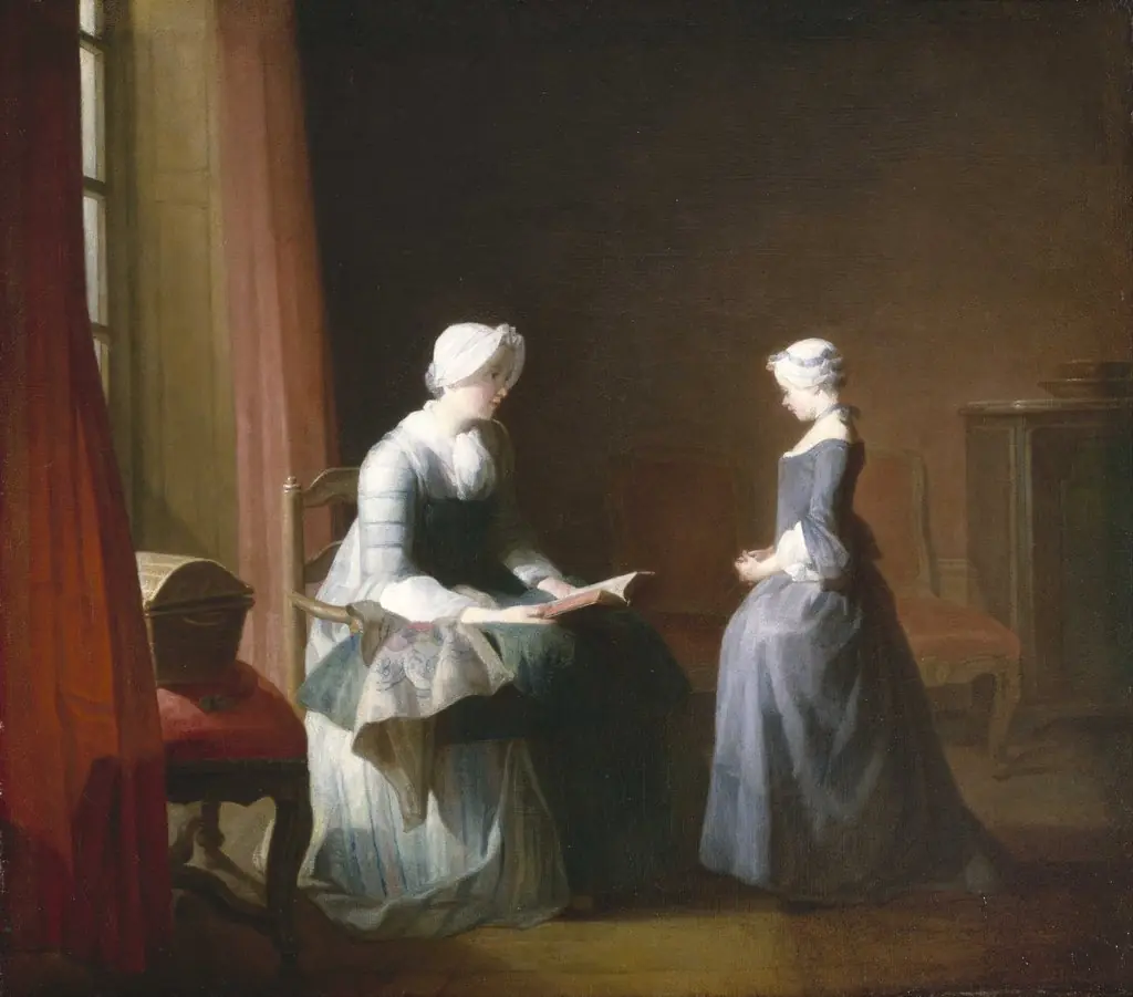 The Good Education, by Jean-Baptiste-Siméon Chardin