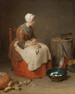 The Kitchen Maid, by Jean-Baptiste-Siméon Chardin