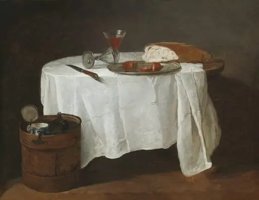 The White Tablecloth, by Jean-Baptiste-Siméon Chardin
