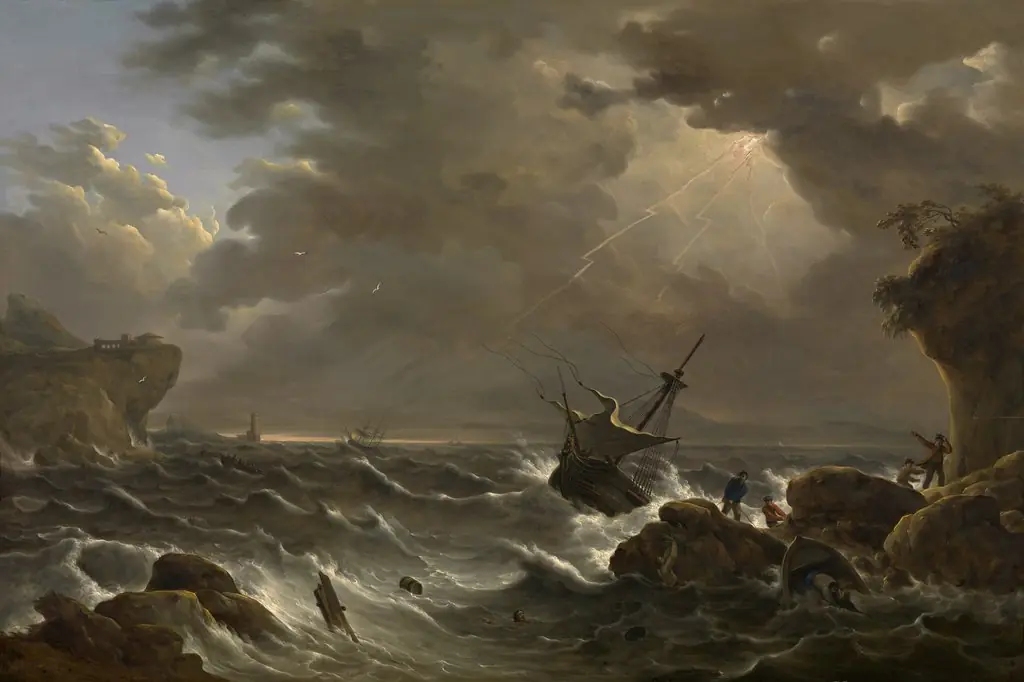 Storm at Sea, by Jean-Baptiste Tency