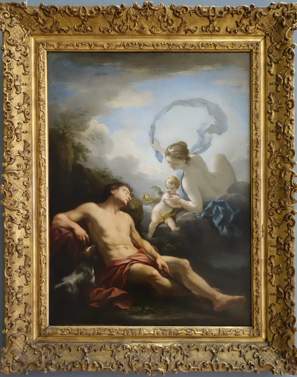 Diana and Endymion, by Jean-Baptiste van Loo, oil