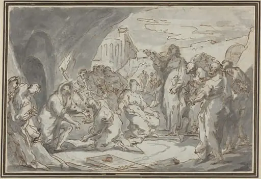 The Raising of Lazarus, by Jean-Baptiste van Loo